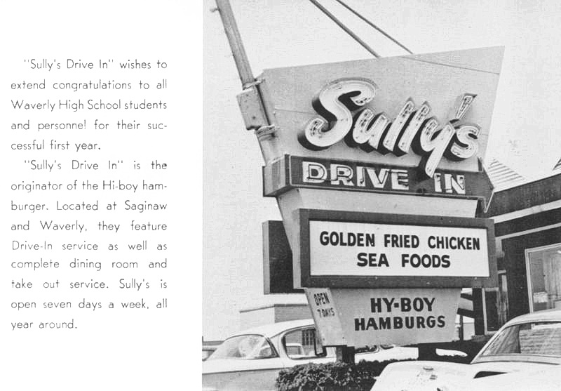 Sullys Drive-In - High School Yearbook Ad